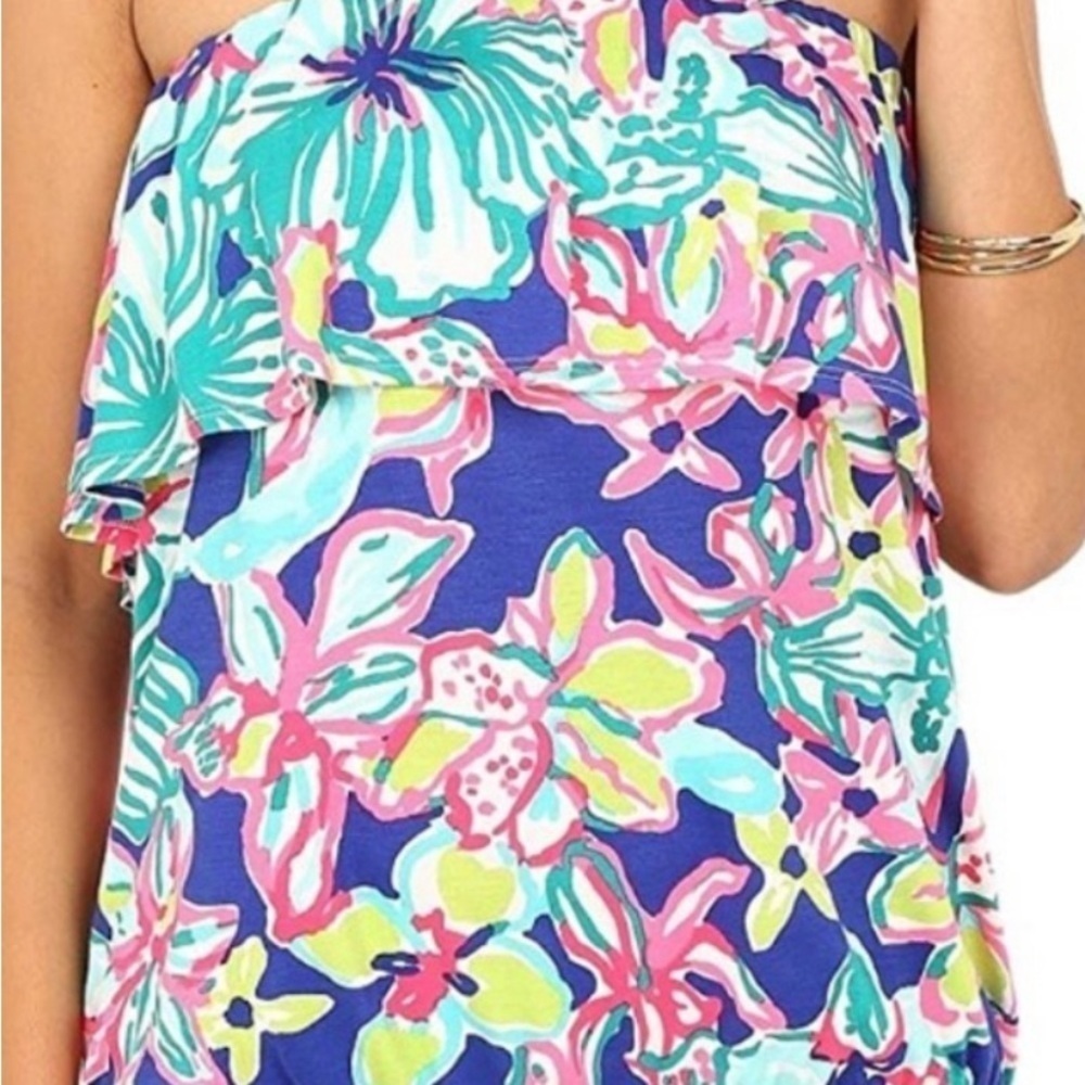 Lily Pulitzer strapless top